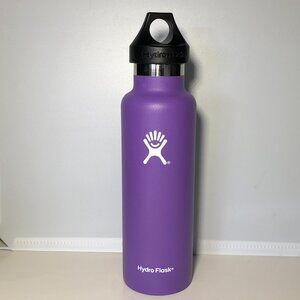 Hydro Flask Acai Purple 2015 Water Bottle 21oz. Wide Mouth Hydrate Health